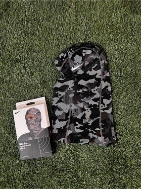 Nike Camo Thermal Hood - Black & Gray